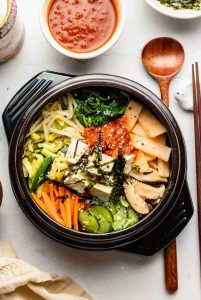 vegetarian tofu bibimbap gwangju acefair 2023